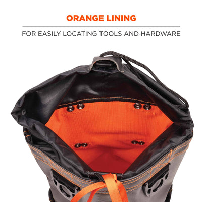 Ergodyne Arsenal 5926 Topped Bolt Bag Tool Pouch - Short, Polyester