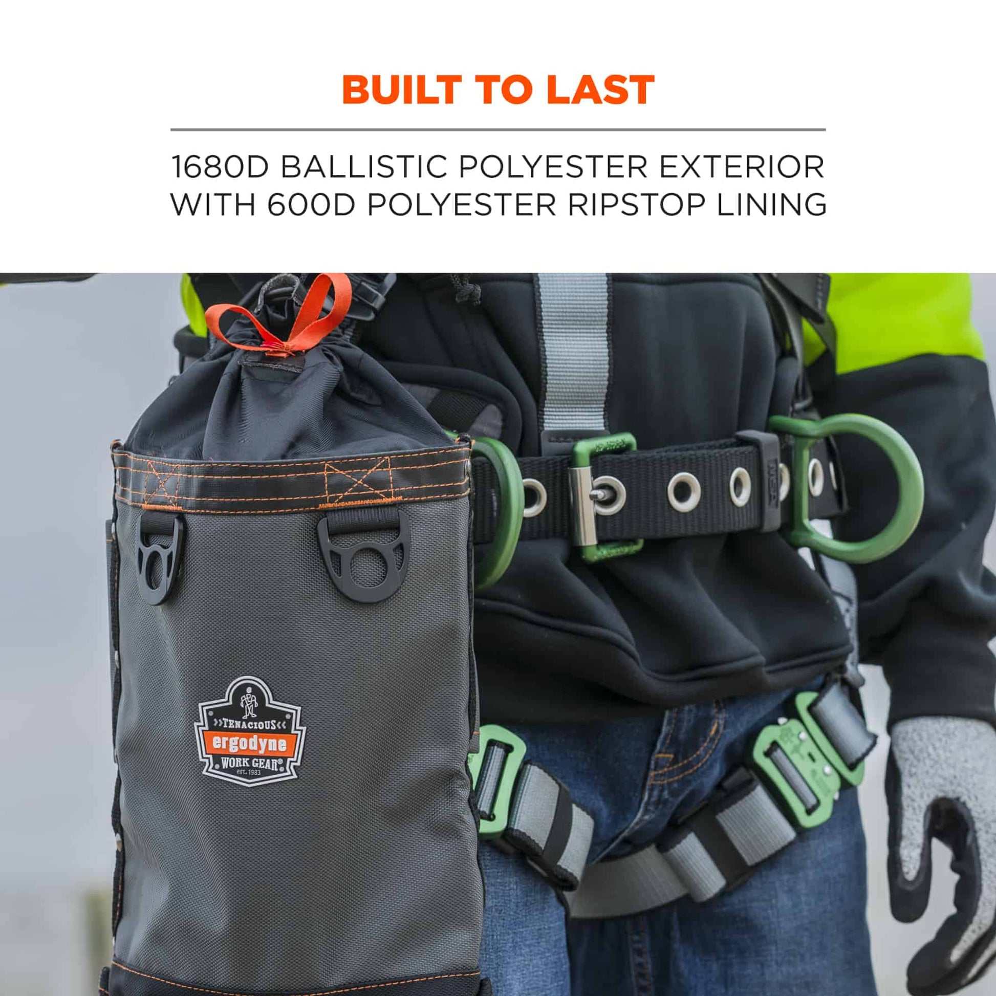 Ergodyne Arsenal 5928 Topped Bolt Bag Tool Pouch - Tall, Polyester