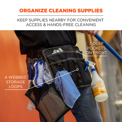 Ergodyne Arsenal 5715 Cleaning Apron Pouch with Pockets