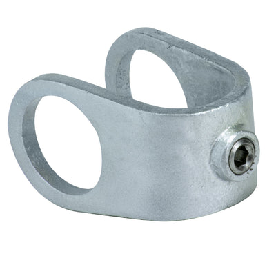 Tie Down Zip Rail Pipe Fitting, Clamp-On Crossover - 13719