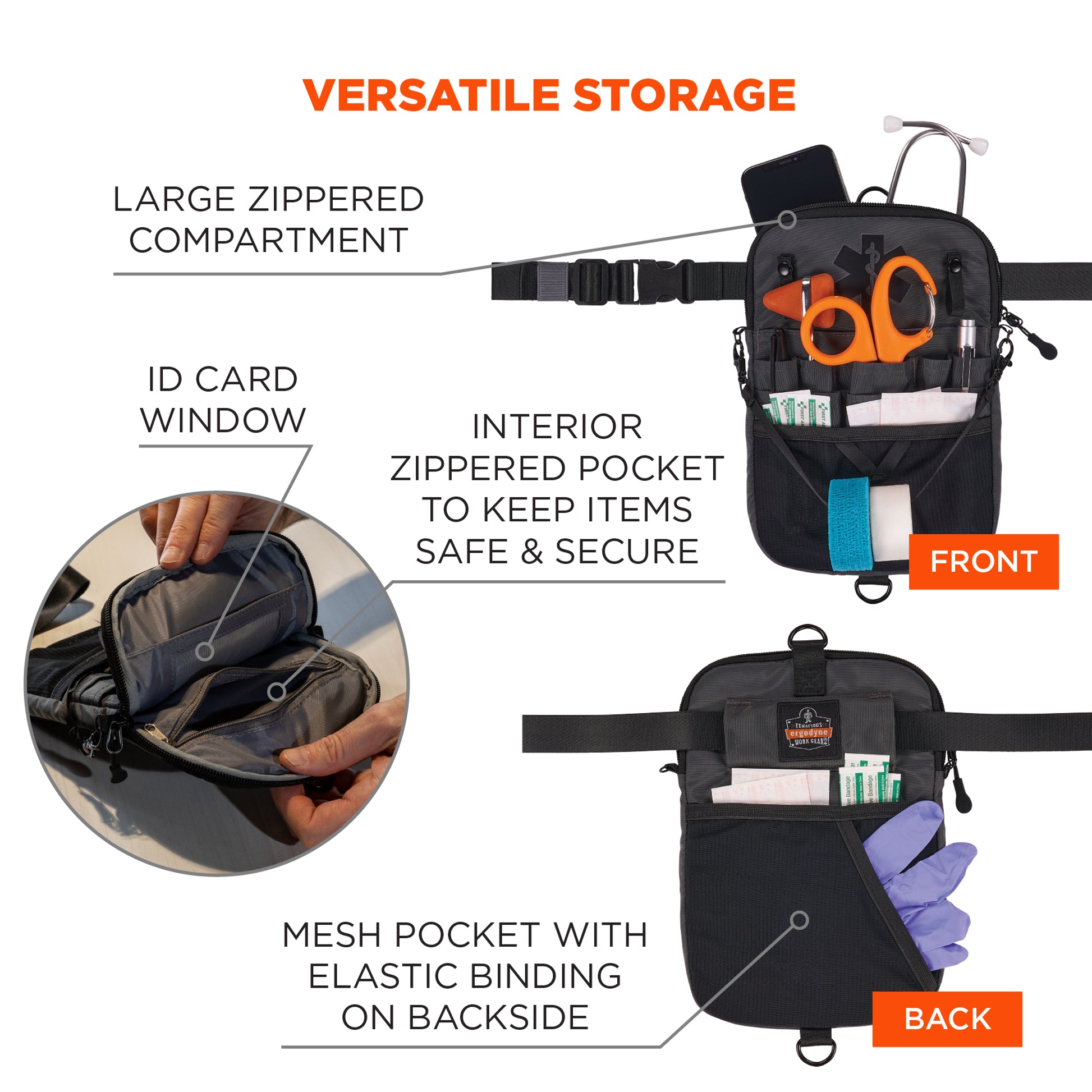 Ergodyne Arsenal 5717 Convertible Nurse Belt Bag
