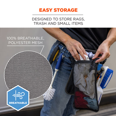 Ergodyne Arsenal 5718 Zippered Mesh Wash Bag (10-Pack)