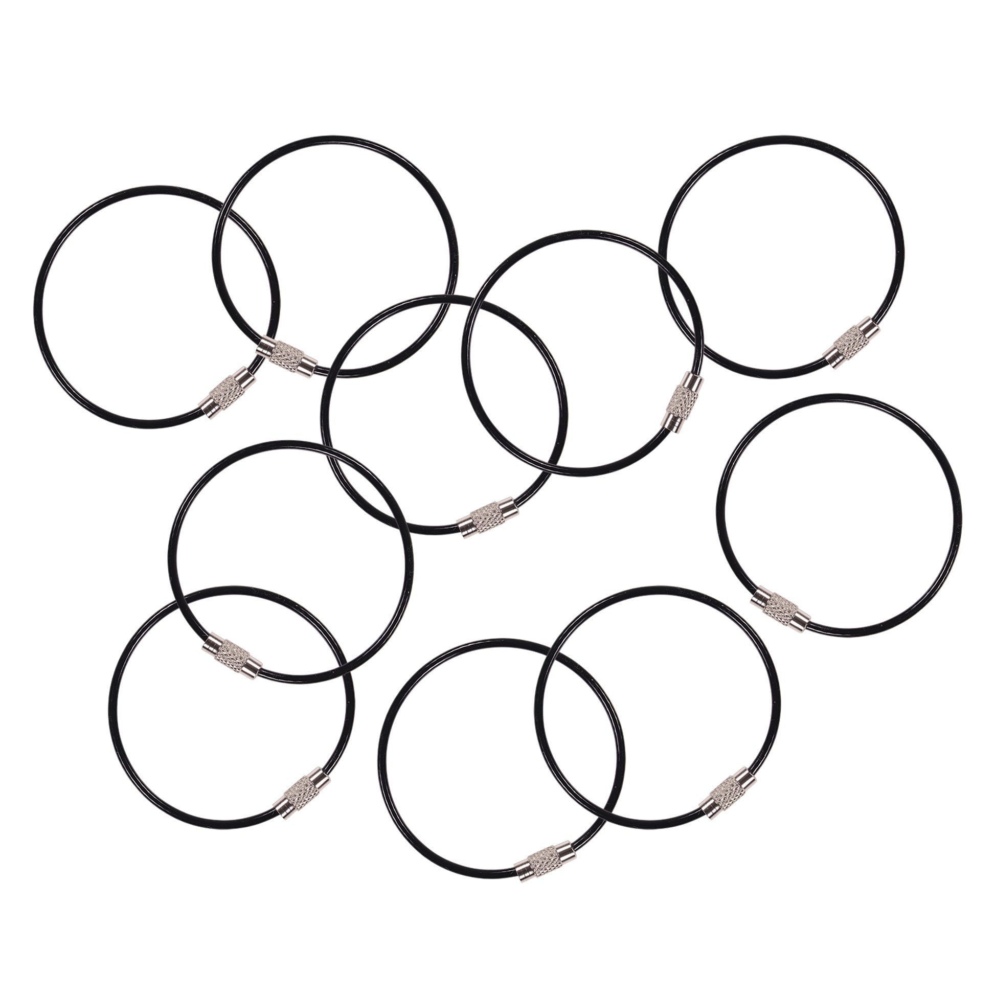 Ergodyne Arsenal 5719 Wire Cable Key Ring (10-Pack)