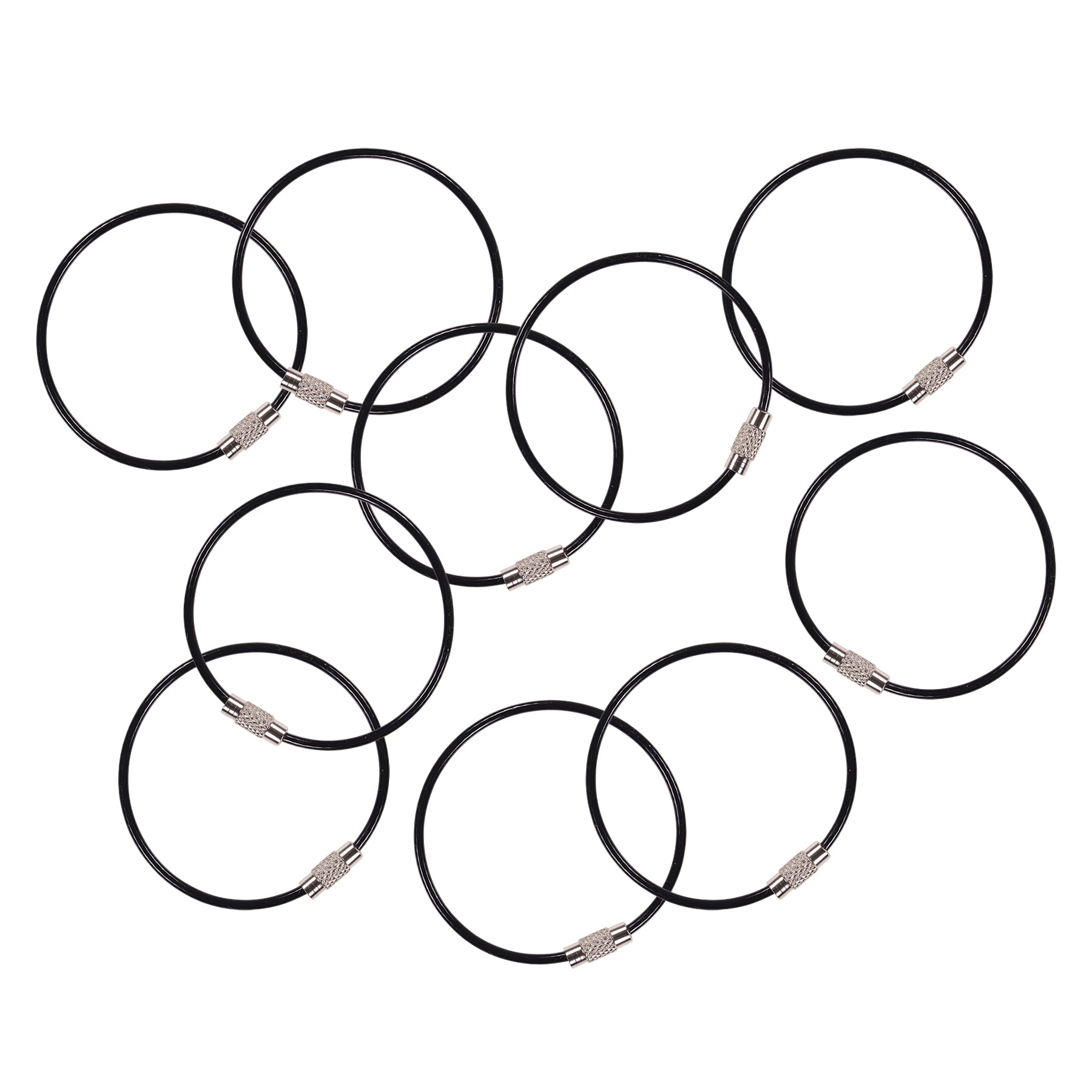 Ergodyne Arsenal 5719 Wire Cable Key Ring (10-Pack)