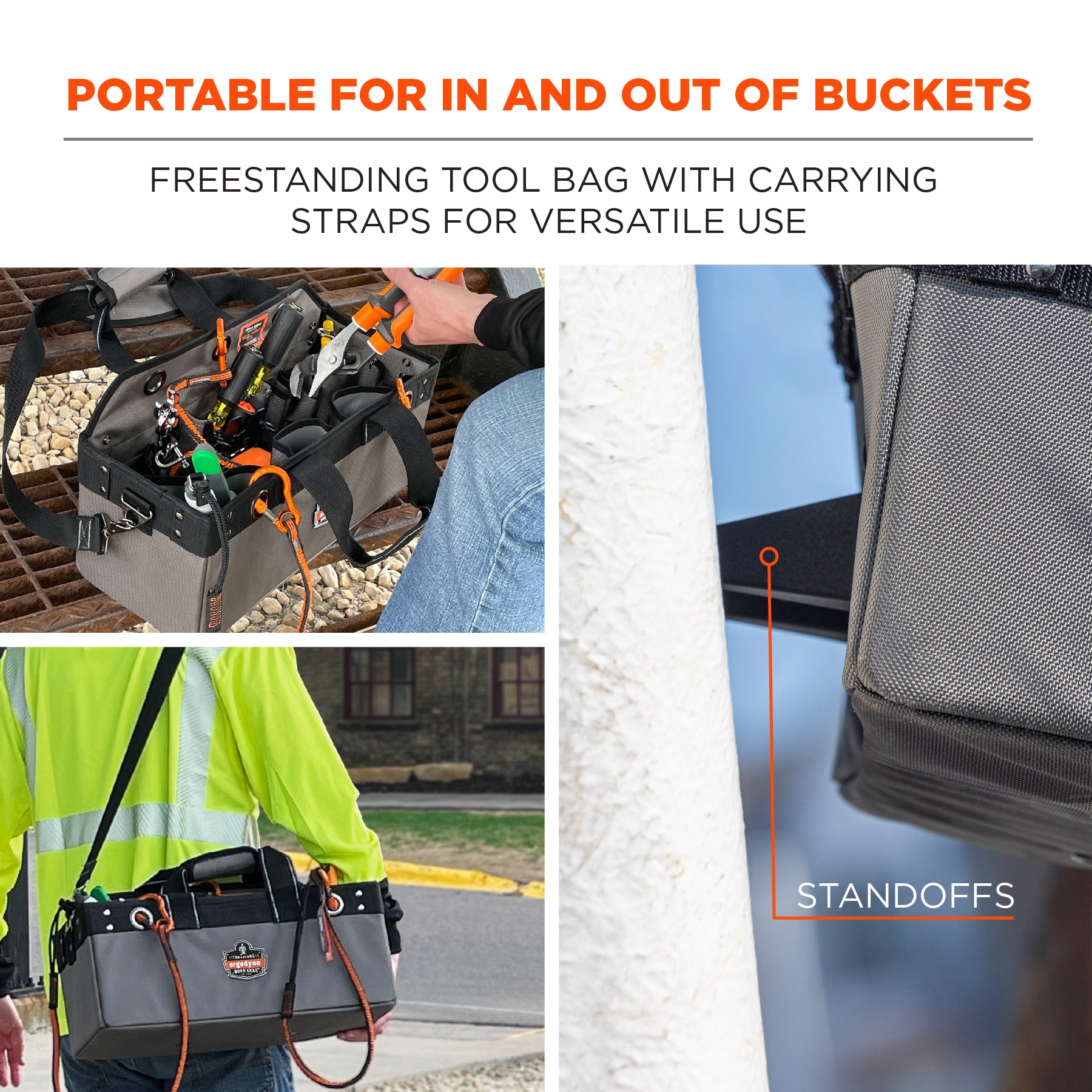 Hoodlum (フッドラム) | TRUCKER TOOL BAG Ergodyne Arsenal 5846 Bucket Truck Tool Bag with Locking Aerial