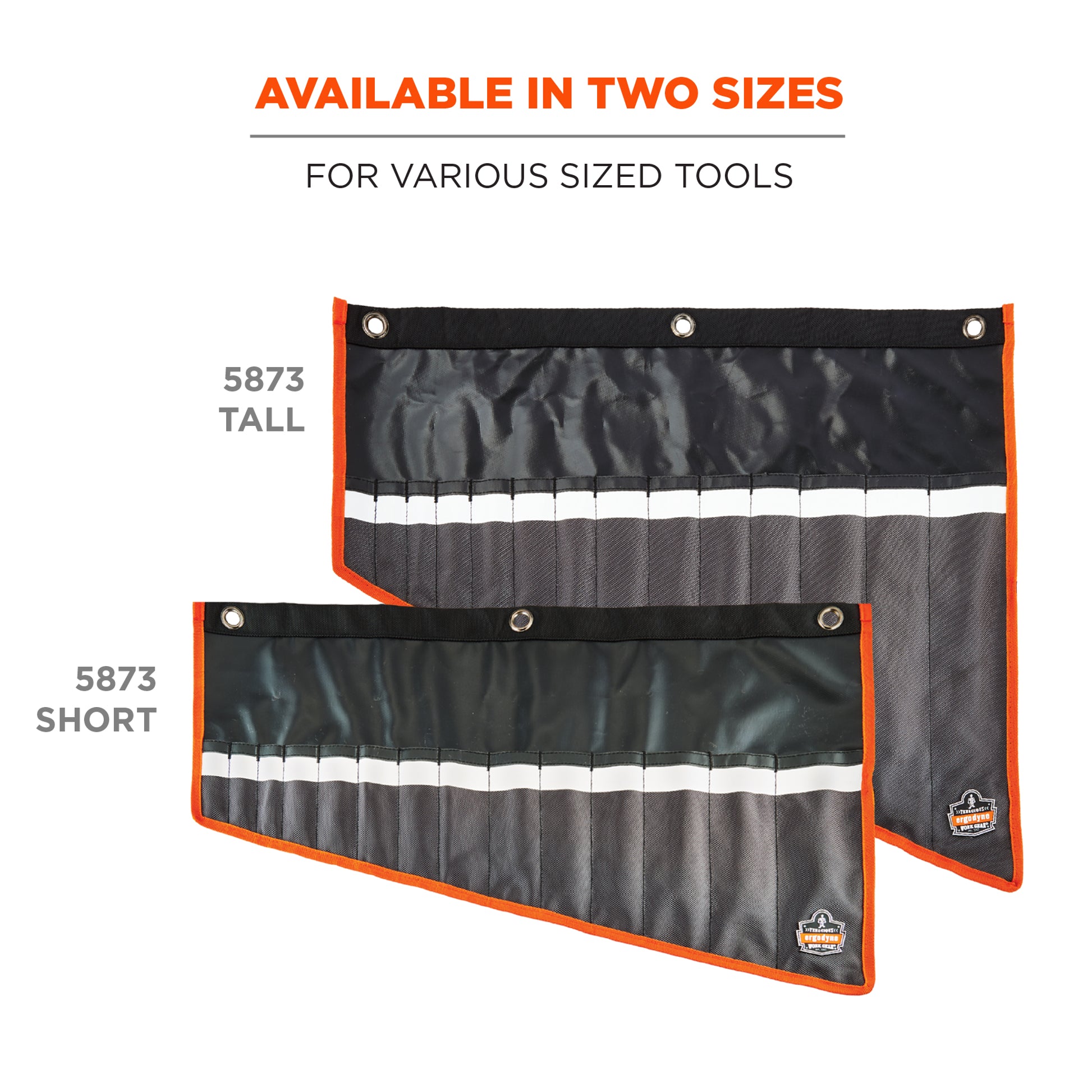 Ergodyne Arsenal 5873 Wrench Organizer Roll Up - Custom Labels - Short