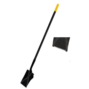 Tie Down 61 in. Serrated Roofer's Spade with Wide Heel Steel Handle, 7 x 11 in. - 13874