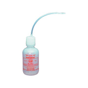 Justrite Dispensing Bottle With Flexible Tube For Flammable Liquids - 16 Ounce - Polyethylene - White - 14009