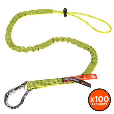 Ergodyne Squids 3100 Tool Lanyard - Carabiner and Cinch Loop - 10lbs - 100-pack