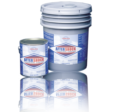 Fiberlock AfterShock - EPA Registered Fungicidal Coating - White - 1G (4/Case) - 8390-1