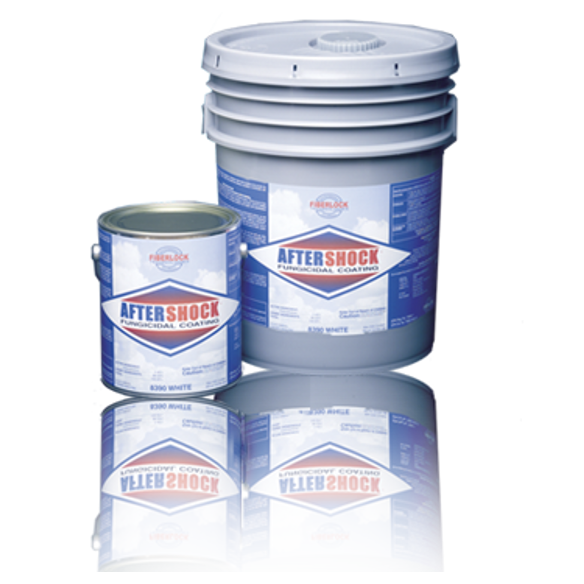 Fiberlock AfterShock - EPA Registered Fungicidal Coating - White - 1G (4/Case) - 8390-1
