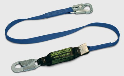 Miller BackBiter 6 ft. Lanyard w/ 1 Locking Snap Hook and 5K Snap Hook- 913BD/6FTBL