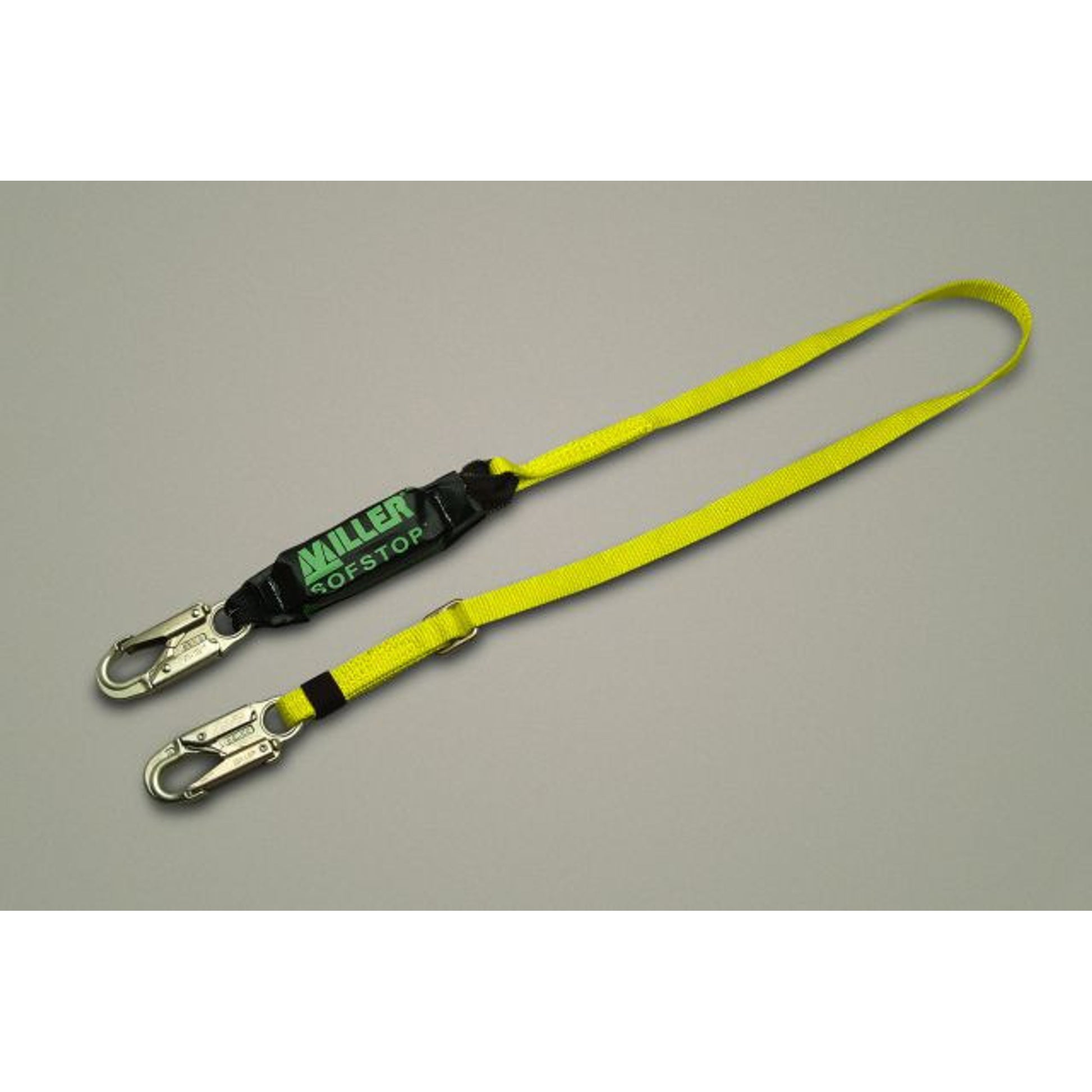 Miller Adjustable 6 ft. Single Leg Lanyard 2 Locking Snap Hooks - 910WLS-Z7/6FTYL