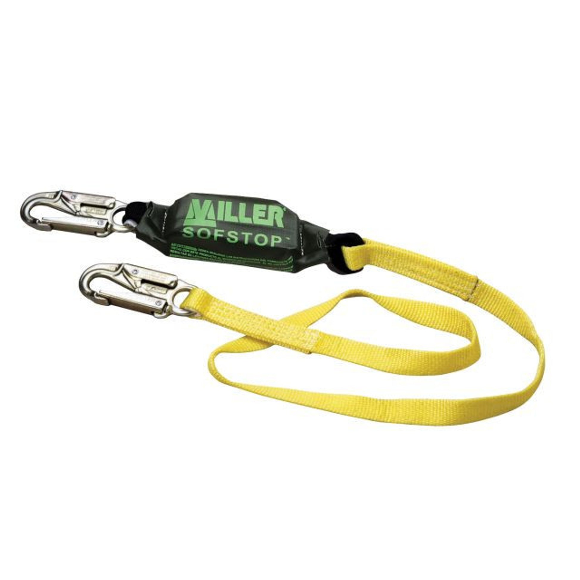 Miller 6-ft Lanyard w/2 Locking Snap Hoooks - 913WLS-Z7/6FTYL