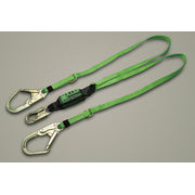 Miller Adjustable 6-ft Double Leg Lanyard w/ 2 Locking Rebar Hooks Lanyard w/SofStop -8878-6R/6FTYL