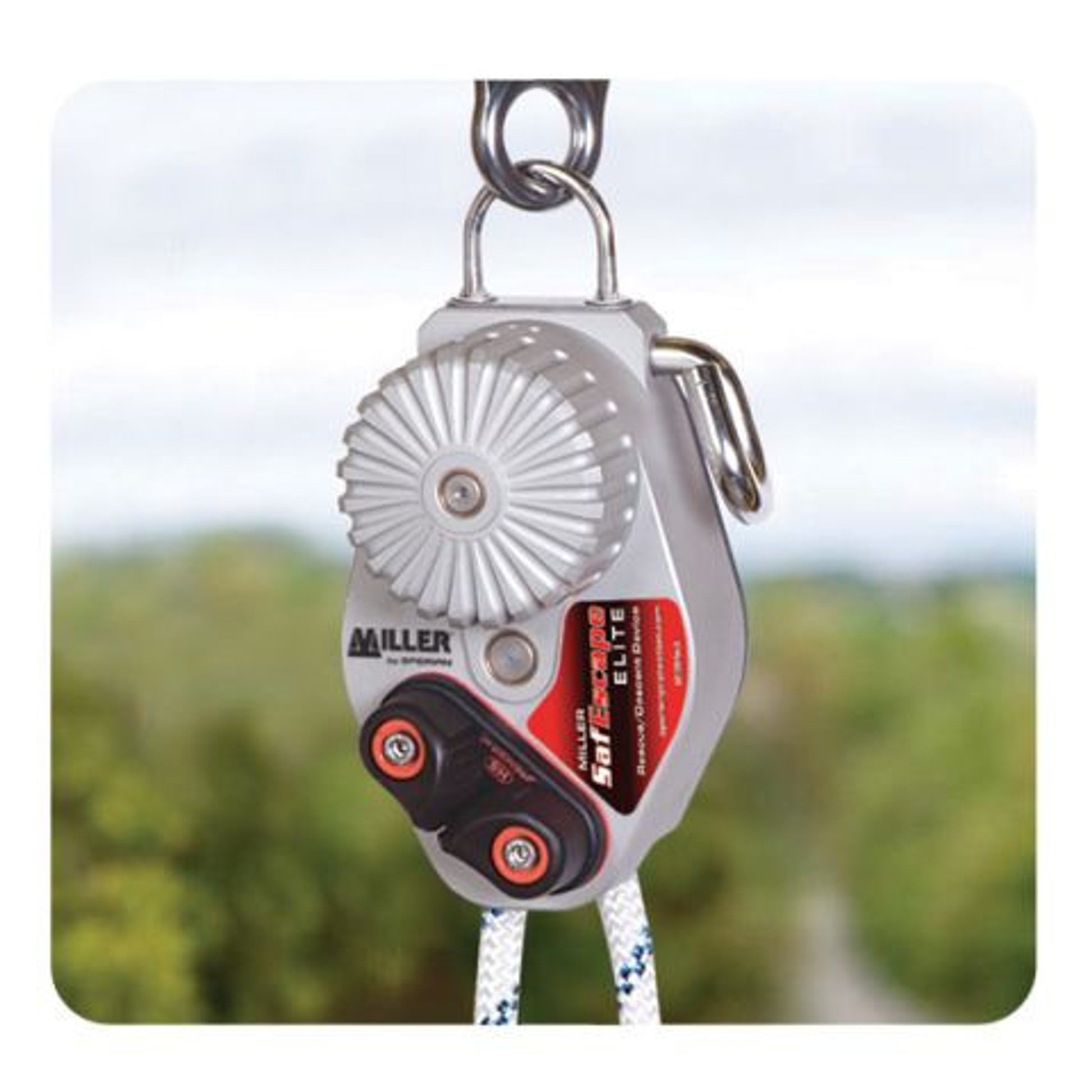 Miller SafEscape Elite Rescue/Descent Device Crane Rescue Kit [50FT - 650FT] SECRKT/