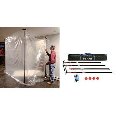 ZipPole ZipWall 10 - 4-Pack - ZP4
