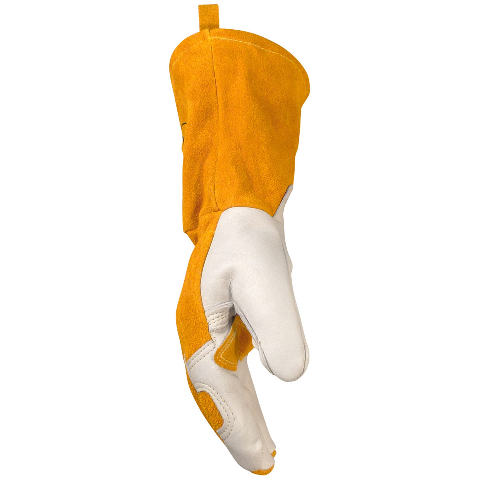 Caiman Premium Cow Grain MIG/Stick Welder's Glove w/Light Cotton/Fleece Insulation - Gold - 6/PR - 1434