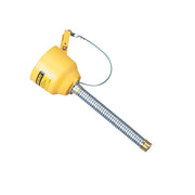 Justrite Funnel - Bolt-On - With Galvanized Hose For Nonmetallic Type I Safety Cans - 1"Od - 14411