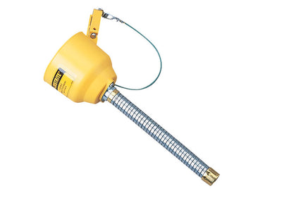 Justrite Funnel - Bolt-On - With Galvanized Hose For Nonmetallic Type I Safety Cans - 1"Od - 14411