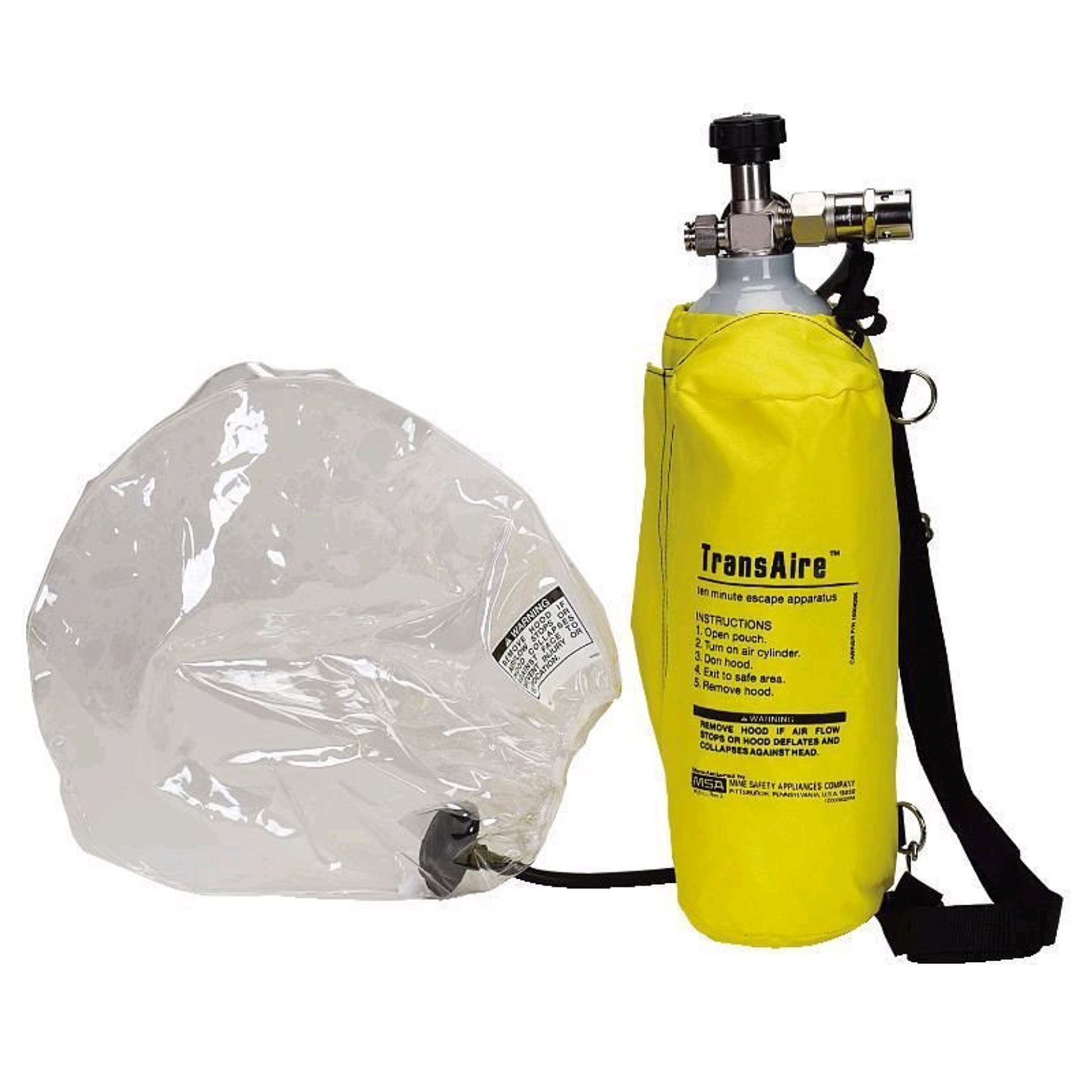 MSA TransAire Escape Respirator - 5 Minute / 10 Minute