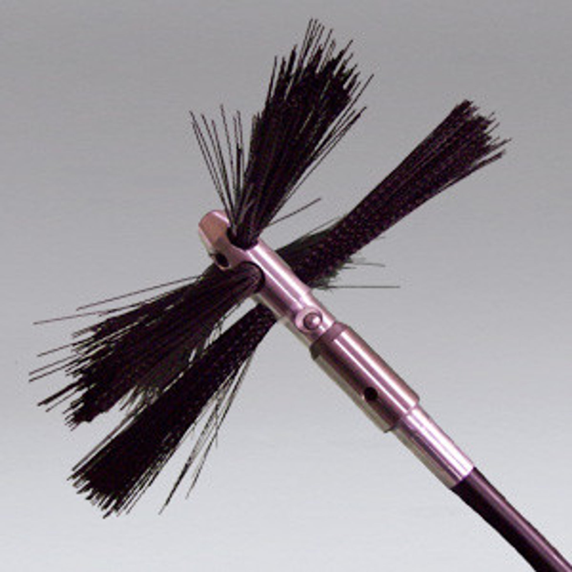 Nikro 20' Solid Core Rotary Brush System w/Button Lock Brushes - 862037