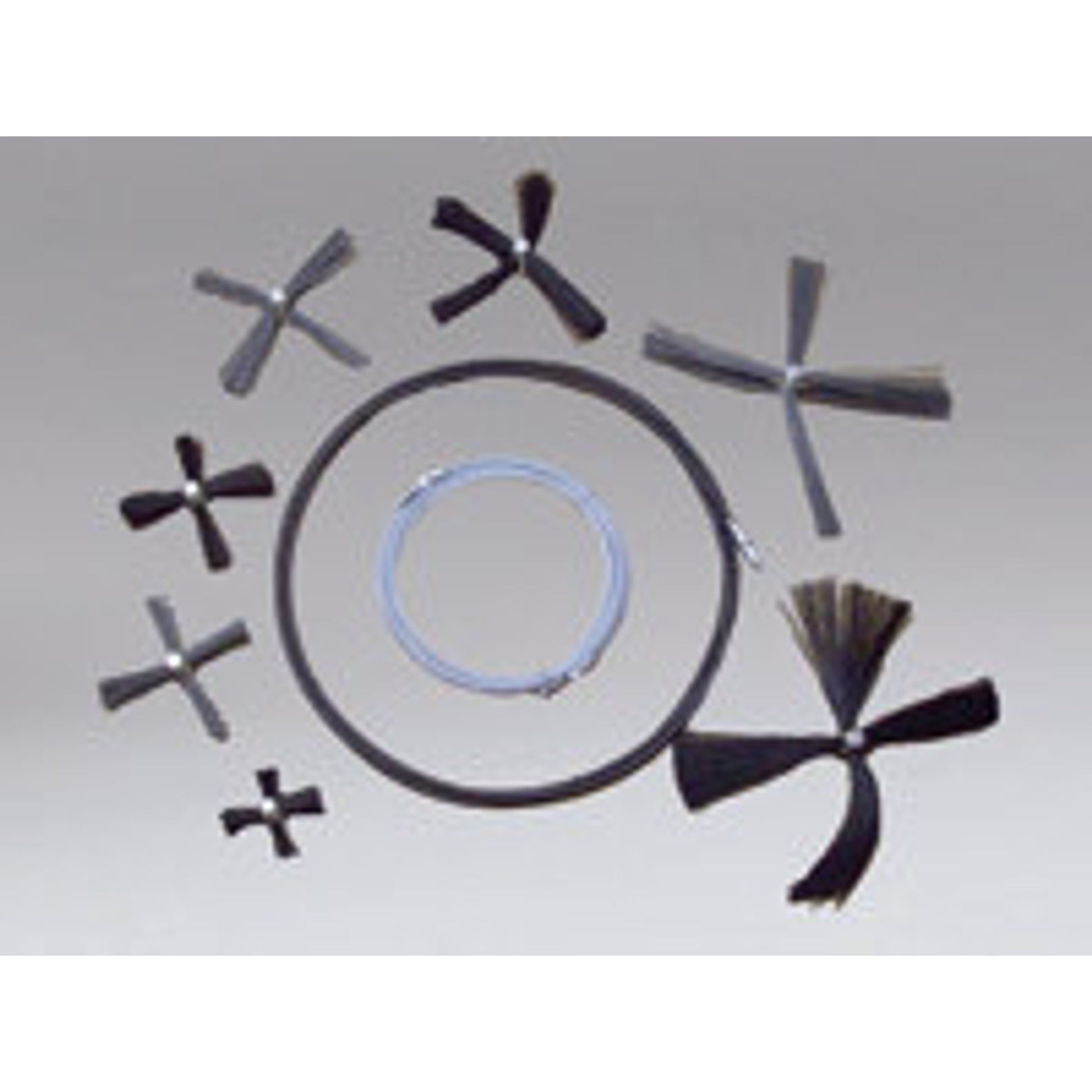 Nikro Deluxe Rotary Brush Package w/Button Lock Brushes - 862047