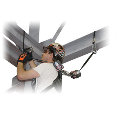 Miller 7.5 ft Turbo Tie Back Twinbak Personal Fall Limiter - MFLTB-1/7.5FT