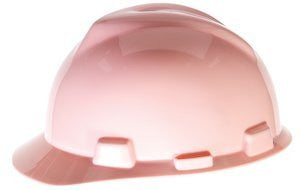 MSA V-Gard Pink Ratchet Hard Hat - 475362