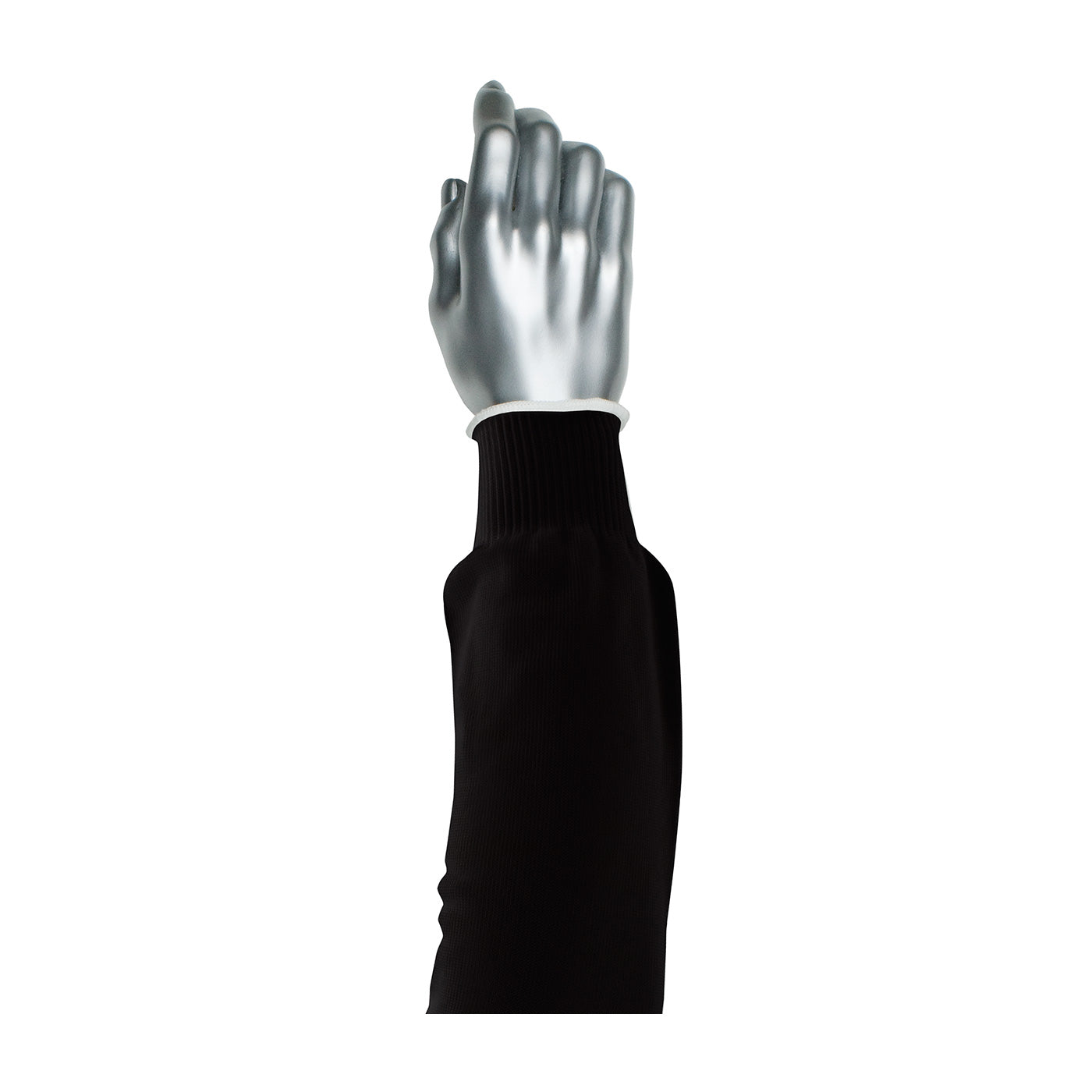 Kut Gard Single-Ply Pritex Blended Blousy Sleeve w/Antimicrobial Fibers - Narrow Width - Black - 144/EA - 15-2BKS