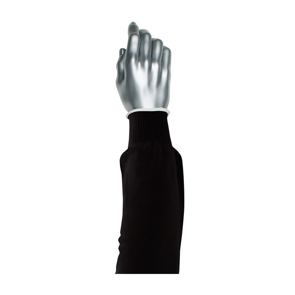 Kut Gard Single-Ply Pritex Blended Blousy Sleeve w/Antimicrobial Fibers - Narrow Width - Black - 144/EA - 15-2BKS