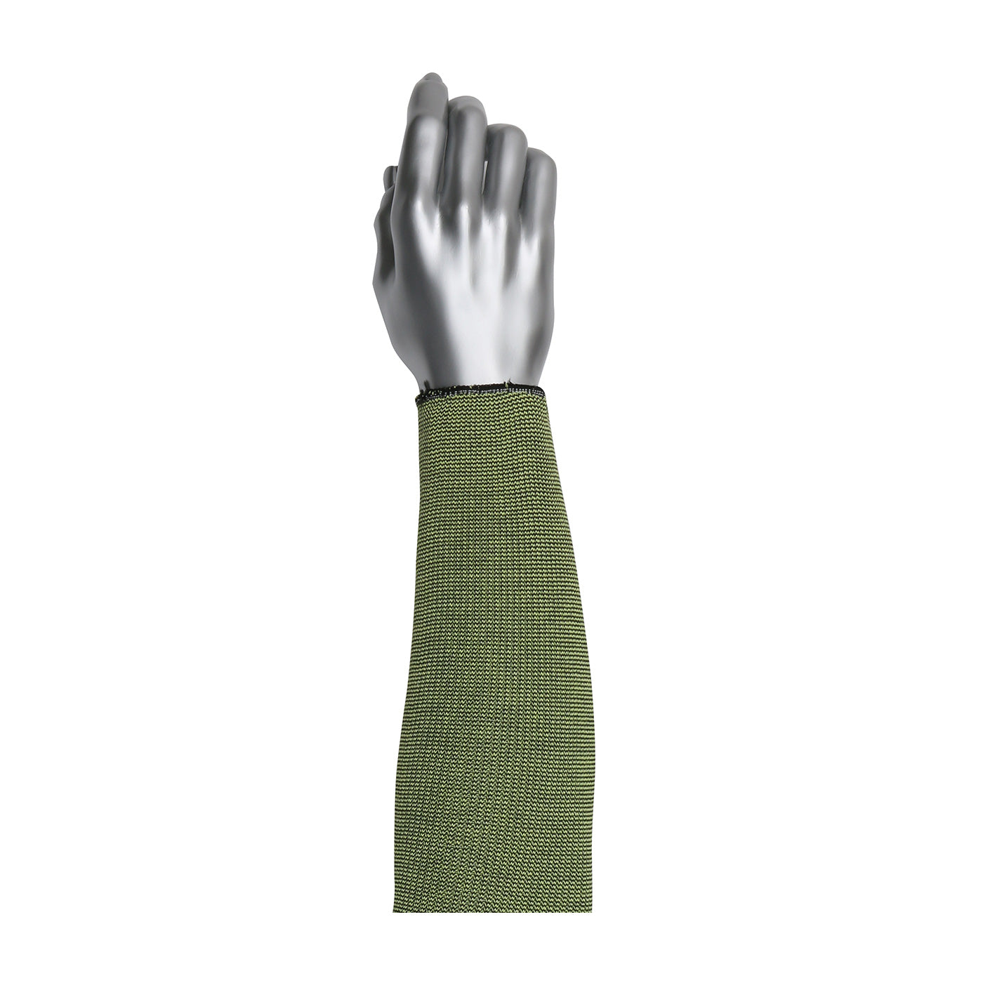 Kut Gard Single-Ply ACP / DuPont Kevlar Pritex Blended Sleeve  w/Antimicrobial Fibers & Smart-Fit - Green - 12/EA - 330-PIP15-21KVBK18