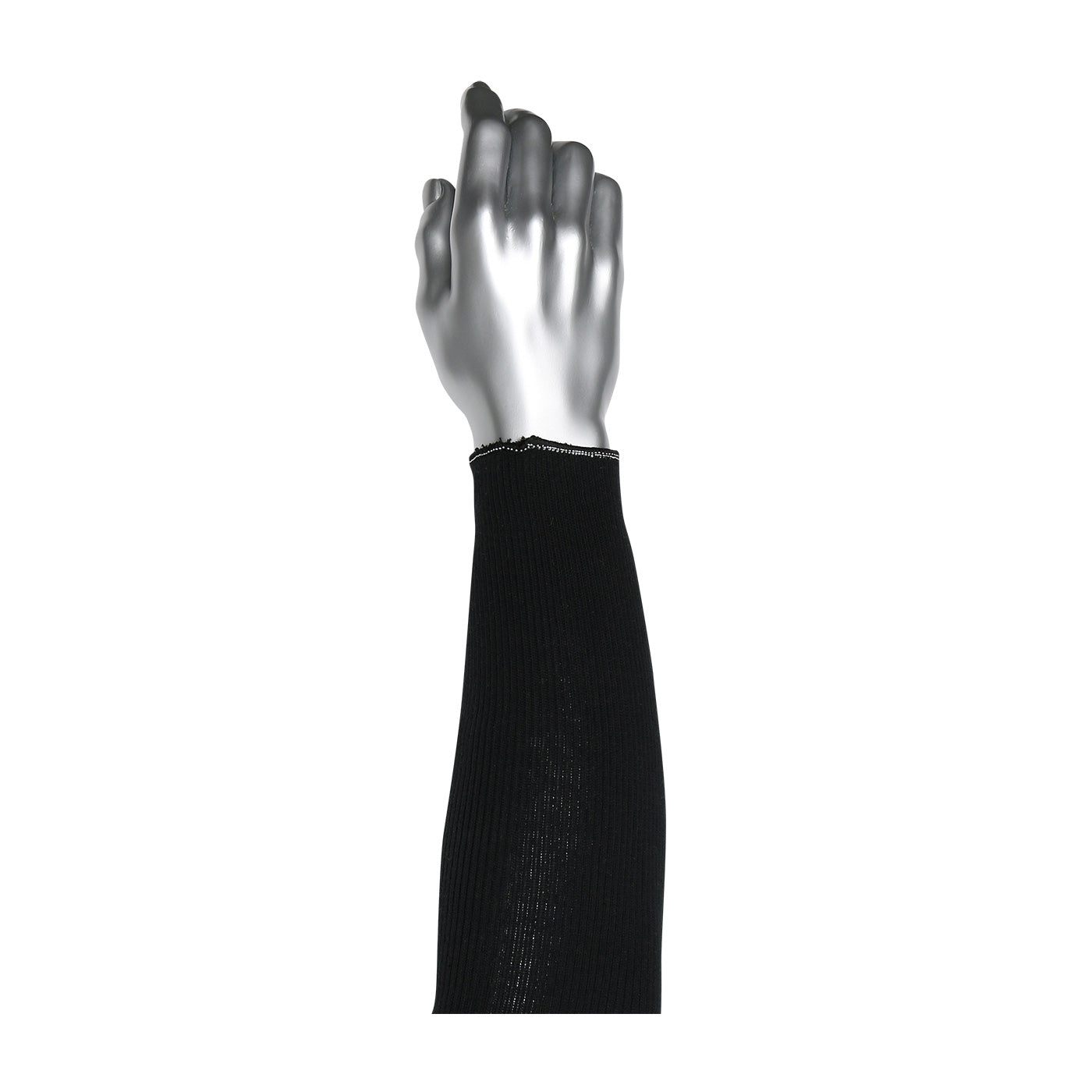 Kut Gard Single-Ply Pritex Blended Sleeve w/Antimicrobial Fibers  & Smart-Fit - Black - 12/EA - 330-PIP15-21PRIBPS18