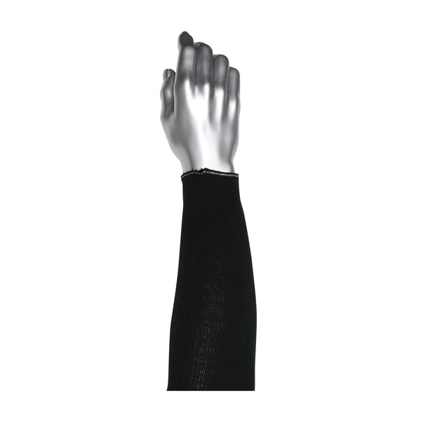 Kut Gard Single-Ply Pritex Blended Sleeve w/Antimicrobial Fibers & Smart-Fit - Black - 12/EA - 330-PIP15-21PRIBPS18