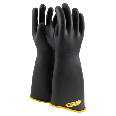 NOVAX Insulating Gloves Class 2 Rubber Glove w/Contour Cuff - 18" - Black - 1/PR - 151-2-18
