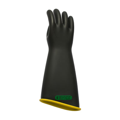 NOVAX Insulating Gloves Class 3 Rubber Glove w/Contour Cuff - 18" - Black - 1/PR - 151-3-18