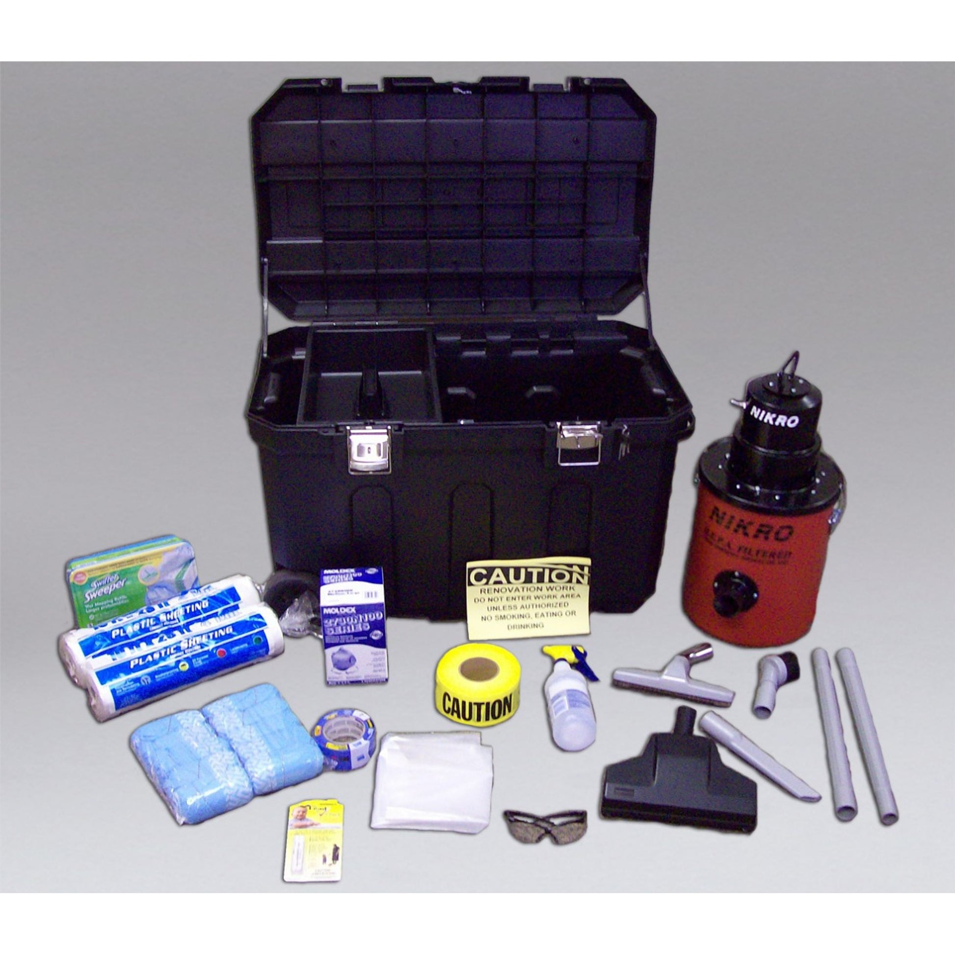 Nikro Lead RRP Compliance Kit #1 - INCLUDES 2 Gal HEPA VACUUM