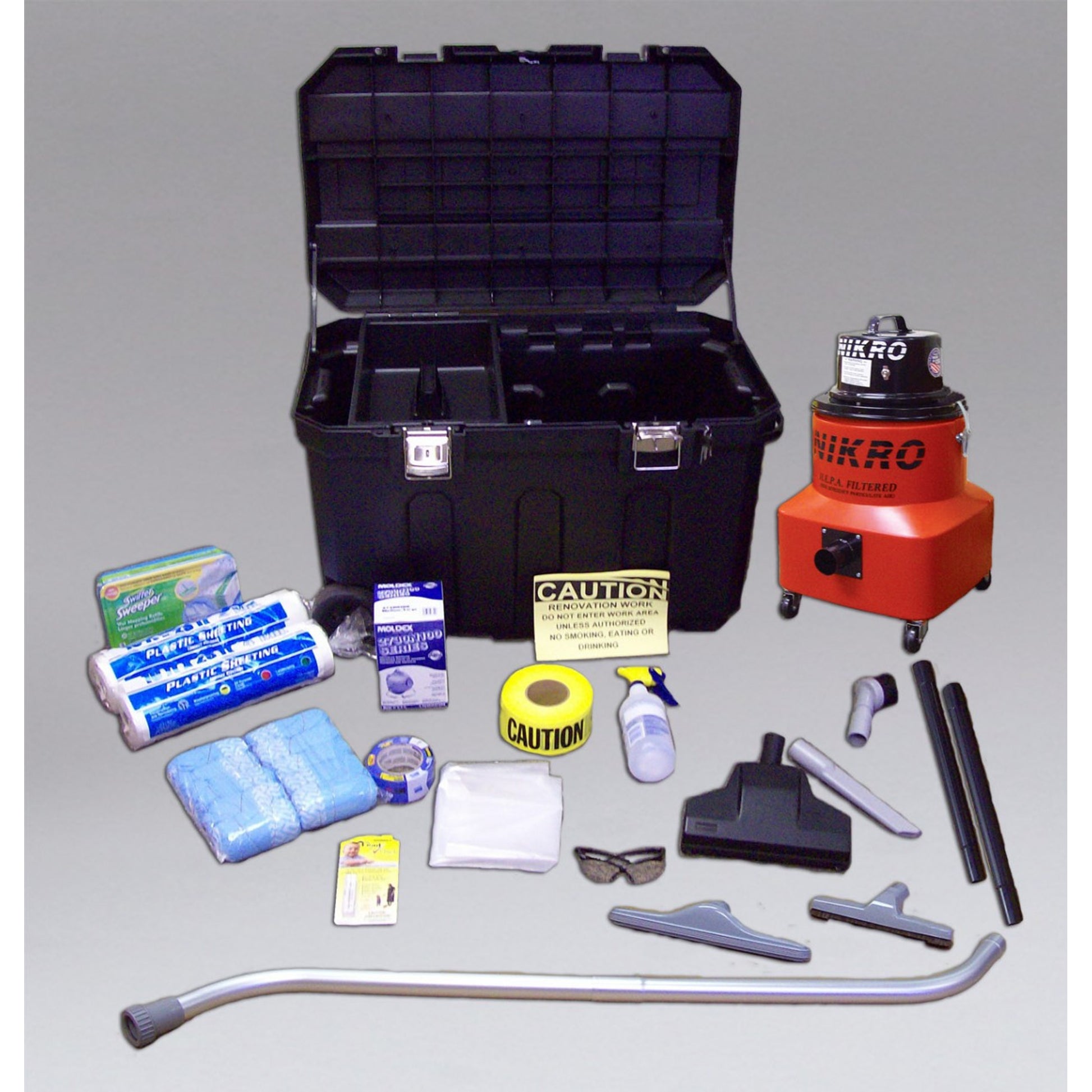 Nikro Lead RRP Compliance Kit #2 - INCLUDES 10 Gal. HEPA VACUUM