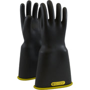 NOVAX Insulating Gloves Class 2 Rubber Glove w/Bell Cuff - 14" - Black - 1/PR - 154-2-14
