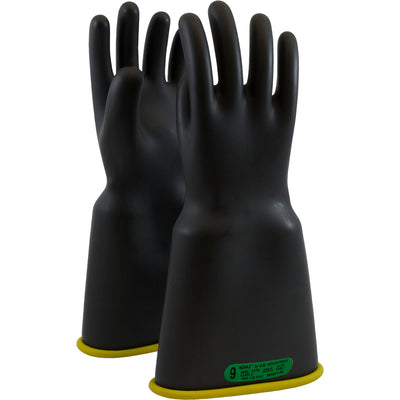 NOVAX Insulating Gloves Class 3 Rubber Sleeve w/Bell Cuff - 16" - Black - 1/PR - 154-3-16