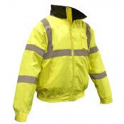 Radians Class III Quilted Hi-Viz Green Bomber Jacket [M-5XL]