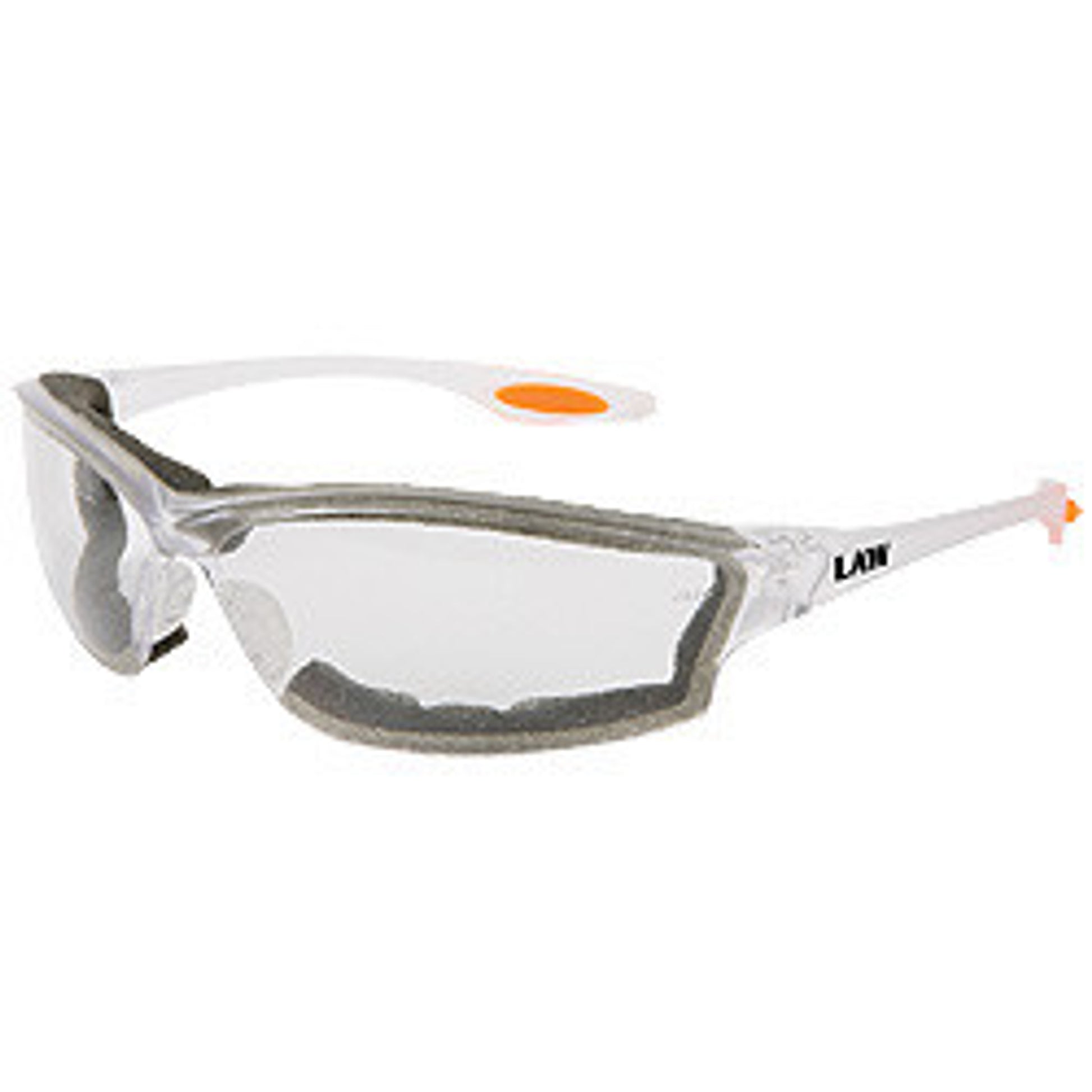MCR Law 3 Clear Foam Lined Glasses LW310AF - Box/12 Pair