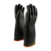 NOVAX Insulating Gloves Class 3 Rubber Glove w/Straight Cuff - 18" - Black - 1/PR - 155-3-18