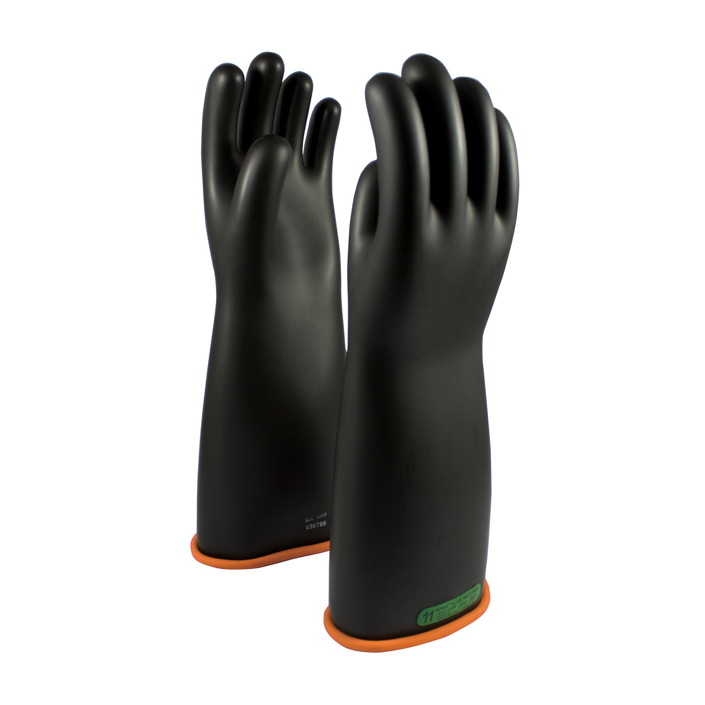 NOVAX Insulating Gloves Class 3 Rubber Glove w/Straight Cuff - 18" - Black - 1/PR - 155-3-18