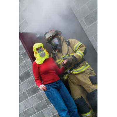 MSA S-CAP Fire Escape Hood in Wall Box - 10064645