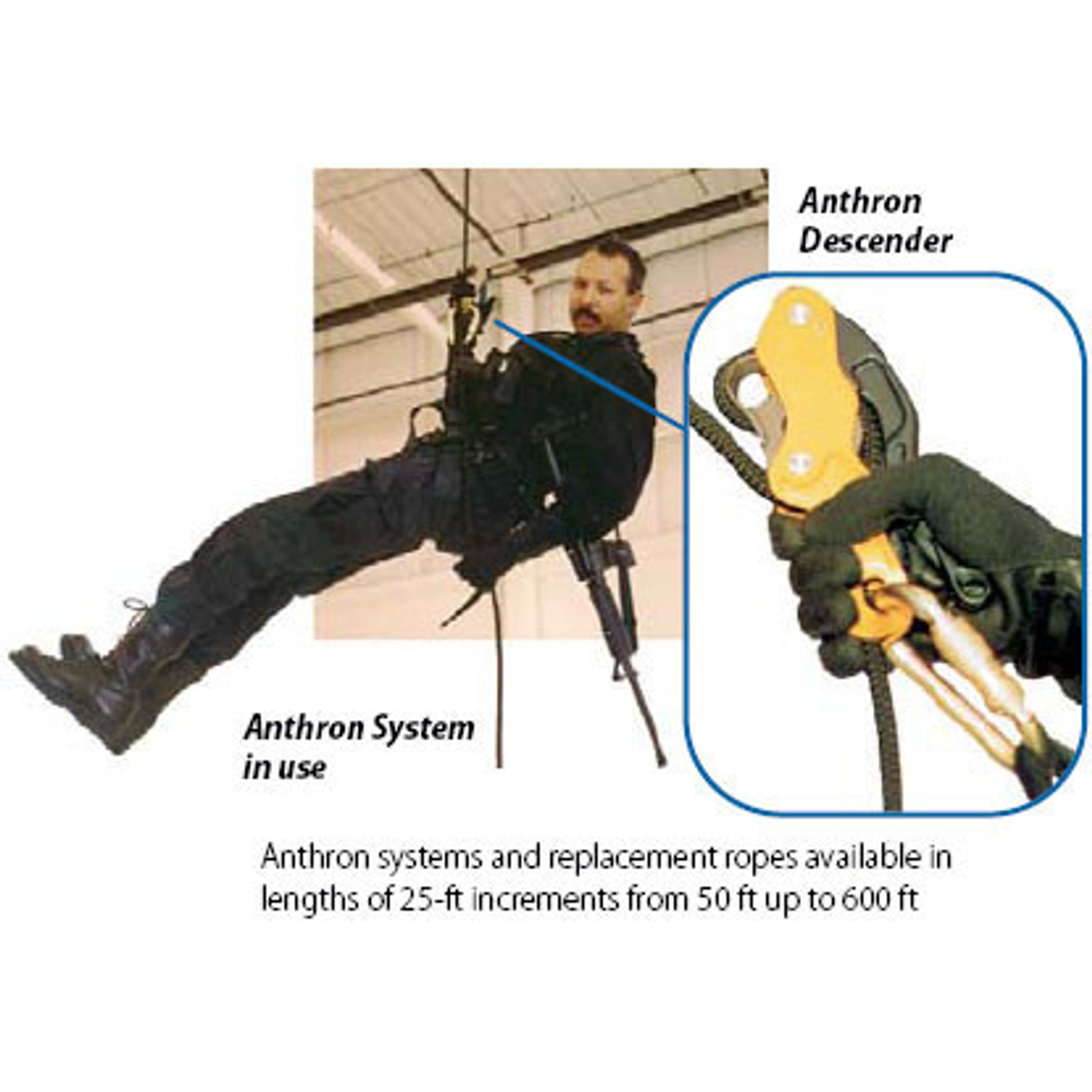MSA Anthron Descent Device System [50FT to 300FT]