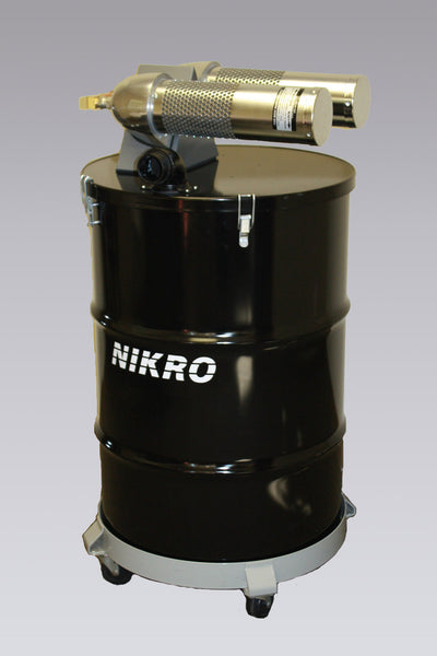 Nikro 55 Gallon Dual Head Pneumatic Wet/Dry Vacuum - AWP55TWN