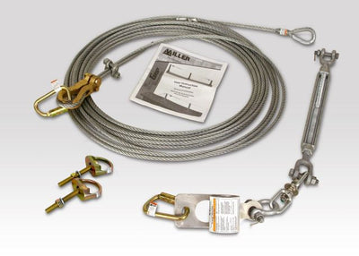 Miller SkyGrip Galvanized Wire Rope Lifeline Kit for Concrete - SG494/60FT