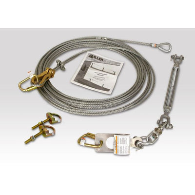 Miller SkyGrip Galvanized Horizontal Lifeline Kit with Anchor Shackles [20FT-300FT]