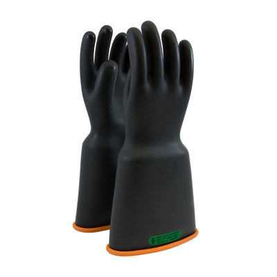 NOVAX Insulating Gloves Class 3 Rubber Glove w/Bell Cuff - 16" - Black - 1/PR - 159-3-16